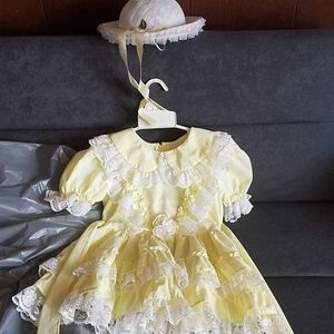 Toddler Dress with Hat